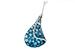 A196-59680: NECK 4.81 BLUE TOPAZ 4.94 TGW