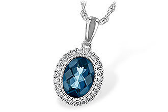 A198-37835: NECK 1.28 LONDON BLUE TOPAZ 1.41 TGW