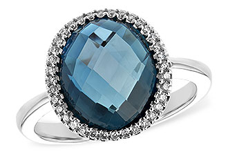 A198-38744: LDS RG 5.31 LONDON BLUE TOPAZ 5.45 TGW