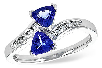 A199-27908: LDS RG .77 TW TANZANITE .90 TGW