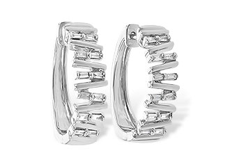 A199-32444: EARR .30 TW BAGUETTE DIAS