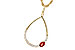 A199-35144: NECK .19 GARNET .28 TGW