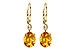 A199-36008: EARR 3.20 TW CITRINE 3.25 TGW (9x7MM CIT)
