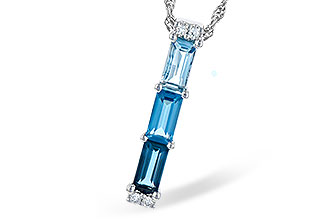 A282-03326: NECK 1.26 BLUE TOPAZ 1.30 TGW