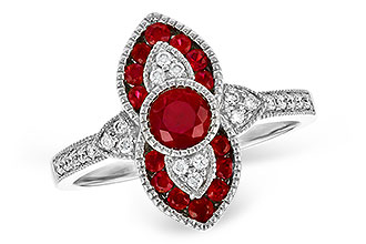 A282-03353: LDS RG .63 TW RUBY .75 TGW