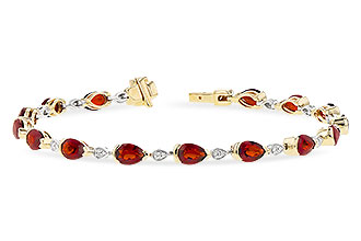 A282-04208: BRACELET 6.44 GARNET 6.60 TGW