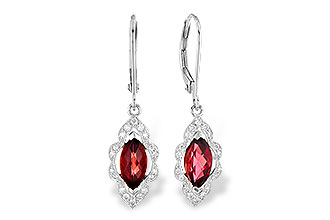 A282-07908: EARR 1.10 TW GARNET 1.25 TGW