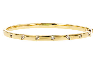 A282-97862: BANGLE .35 TW FANCY CUT DIAMONDS