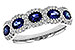 A282-98771: LDS WED RG 1.42 SAPPHIRE 1.75 TGW