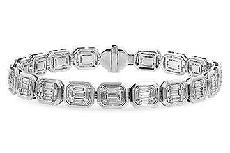A282-98817: BRACELET 2.50 BAG 2.80 TW (7")