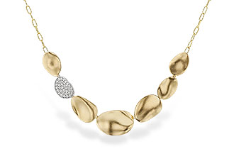 A283-83353: NECKLACE .38 TW (18")