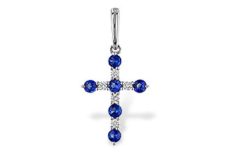 A283-84199: PENDANT .34 TW SAPP .42 TGW