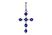 A283-84199: PENDANT .34 TW SAPP .42 TGW