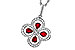 A283-84235: NECKLACE .68 RUBY TW .96 TGW