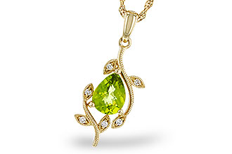 A283-85135: NECKLACE 1.16 PERIDOT 1.21 TGW (8x6MM PER)