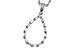 A283-87844: NECKLACE .27 BAG .28 TW