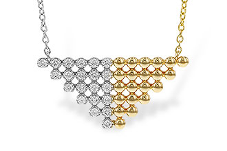 A283-87908: NECKLACE .37 TW (18")