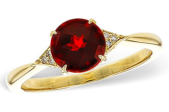 A283-88753: LDS RG 1.46 GARNET 1.48 TGW (7MM RD)