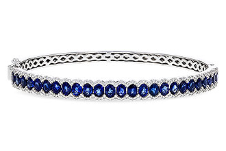 A283-89653: BANGLE 5.09 TW SAPPHIRE 5.65 TGW