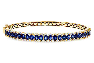 A283-89653: BANGLE 5.09 TW SAPPHIRE 5.65 TGW