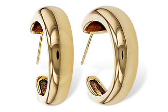 A283-89662: GOLD EARRINGS (20MM)