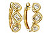 A283-89717: EARRINGS .42 TW FANCY CUT DIAS
