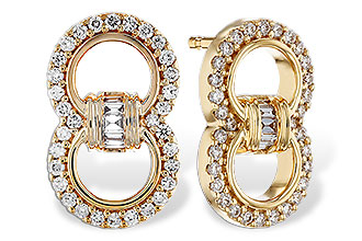 A284-73280: EARRINGS .05 TW BAGS .28 TW