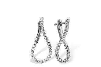 A284-73326: EARRINGS .50 TW