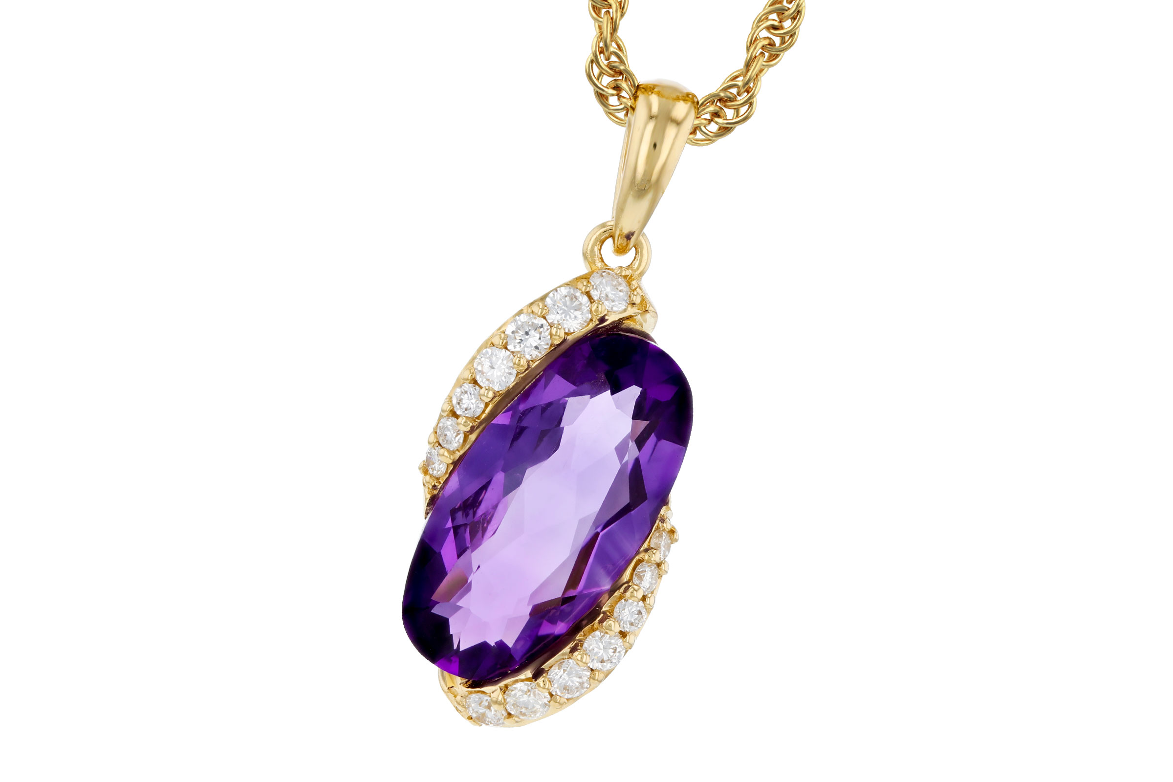 A284-75135: NECK 1.72 AMETHYST 1.84 TGW (12x6MM AMY)