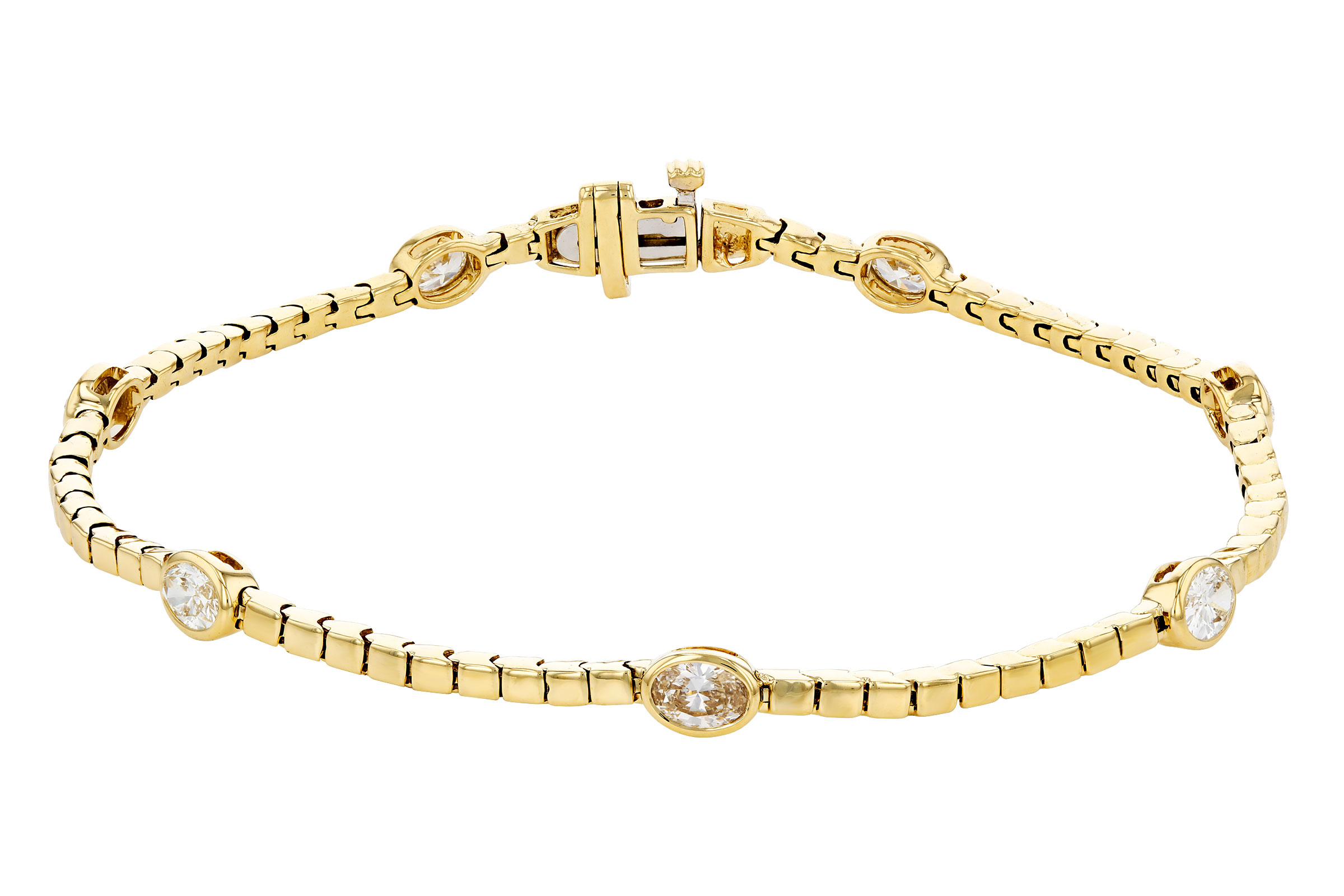 A284-75153: BRACELET 1.30 TW OVAL DIA (7")