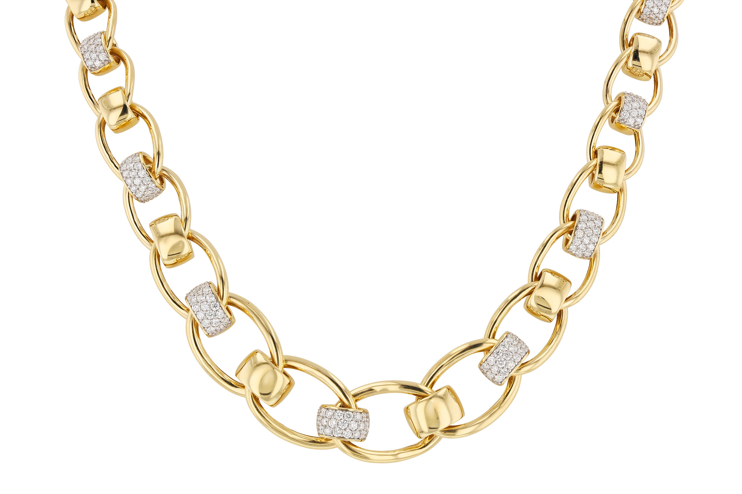 A284-75171: NECKLACE 2.00 TW (17")