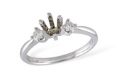B014-76017: LDS SEMI DIA RING .14 TW
