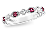 B102-02408: LDS WED RG .20 RUBY .26 TGW