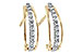 B193-84189: EARRINGS .19 TW