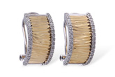 B193-84217: EARRINGS .37 TW