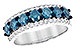 B198-39689: LDS WED RG 1.26 BLUE DIAS 1.70 TGW