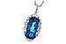 B199-28735: NECK 6.70 LONDON BLUE TOPAZ 6.81 TGW