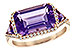 B199-28771: LDS RG 3.48 TW AMETHYST 3.70 TGW (12x8MM)