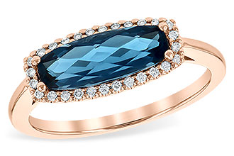 B199-32444: LDS RG 1.79 LONDON BLUE TOPAZ 1.90 TGW