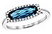 B199-32444: LDS RG 1.79 LONDON BLUE TOPAZ 1.90 TGW