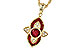 B282-03353: NECK .63 TW RUBY .70 TGW