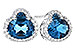 B282-06944: EARR 2.60 TW LONDON BLUE TOPAZ 2.81 TGW