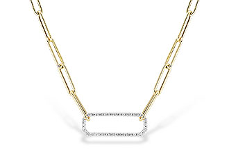 B282-91544: NECKLACE .50 TW (17 INCHES)