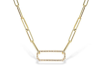 B282-91544: NECKLACE .50 TW (17 INCHES)