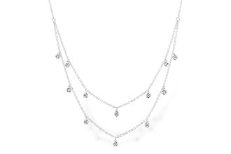 B282-92444: NECKLACE .22 TW (18 INCHES)