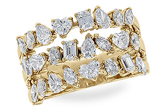B282-94235: LDS DIA WED RG 2.00 TW FANCY CUT DIAS