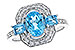 B282-94262: LDS RG 1.75 TW BLUE TOPAZ 1.90 TGW