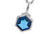 B282-95153: NECK 3.94 TW LONDON BLUE TOPAZ 4.12 TGW