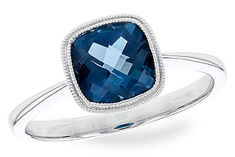 B282-96008: LDS RG 1.56 CT LONDON BLUE TOPAZ