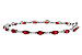 B283-84271: BRACELET 4.65 RUBY 4.97 TGW (7")